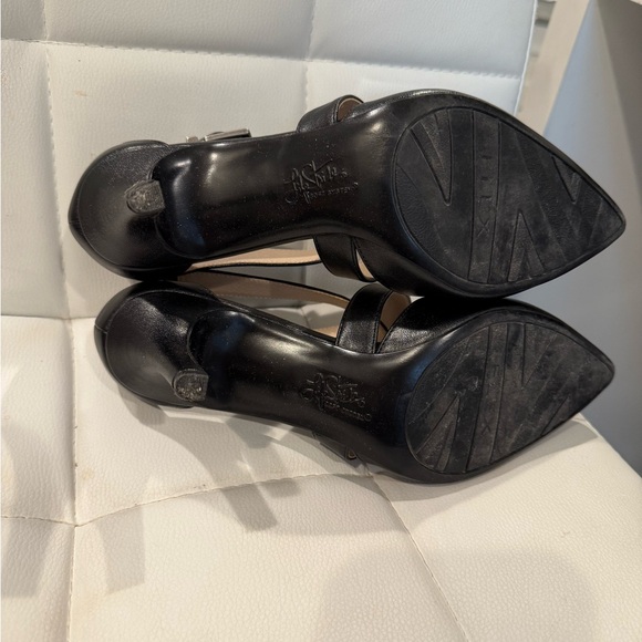 Life Stride Elegant Black Cross-Strap Heels - Picture 3 of 4
